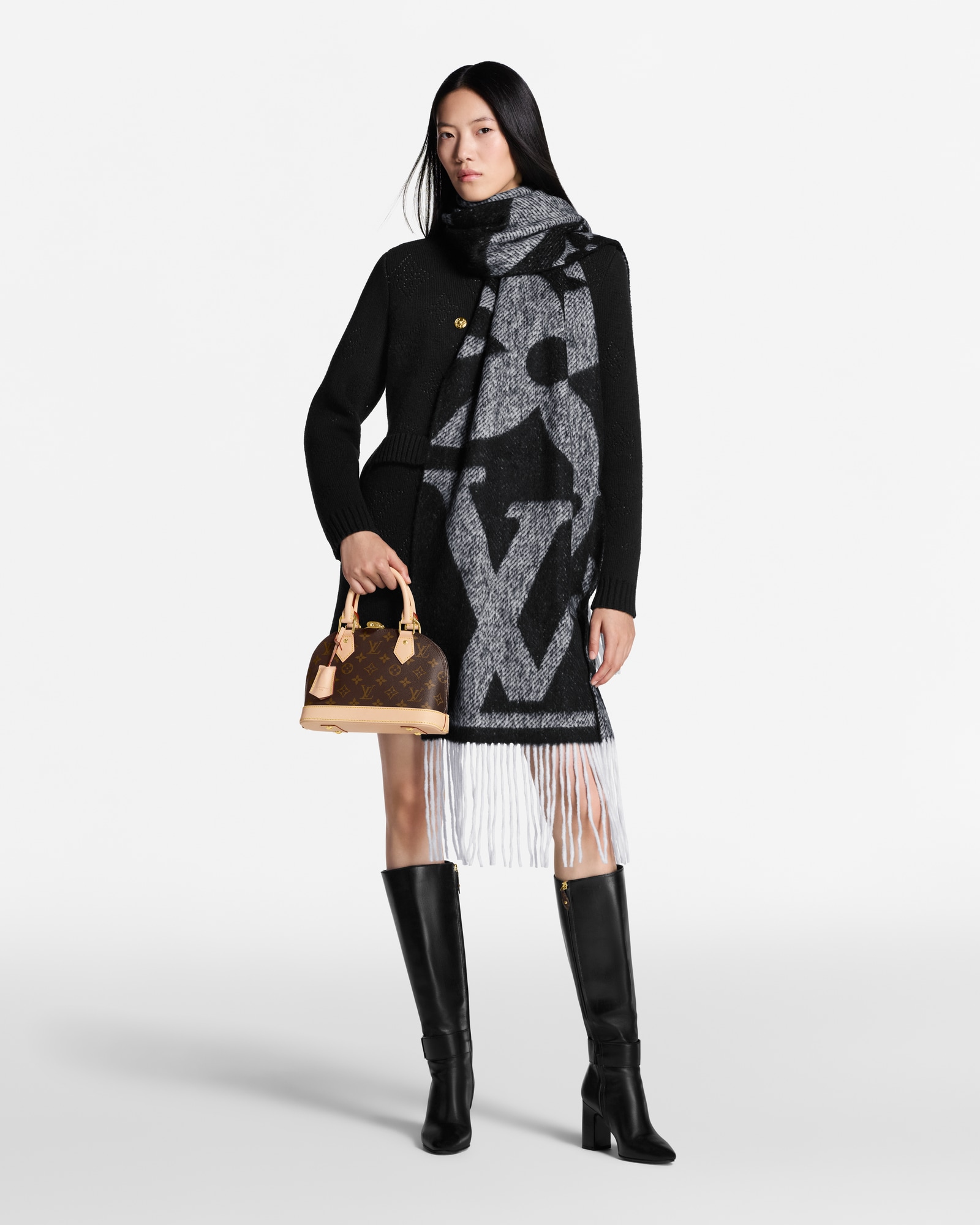 Snowy Kaleidoscope Scarf S00 - Women - Accessories | LOUIS VUITTON ®
